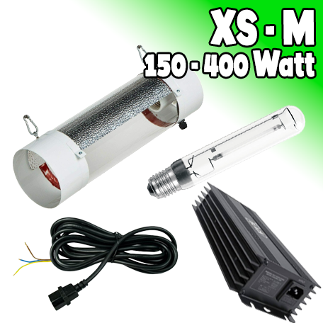 LAMPEN SET Cooltube 125mm 150 Watt bis 400 Watt - ANALOG