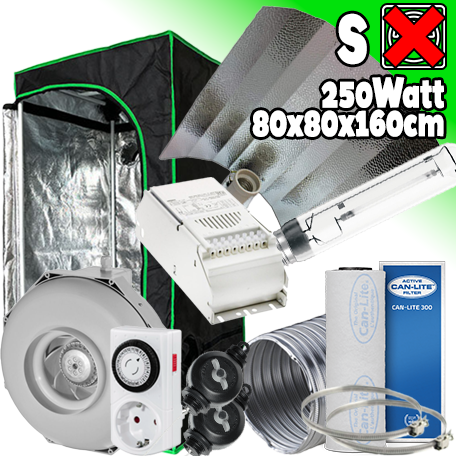 GROWBOX SET GP80 250Watt 80x80x160cm - ANALOG