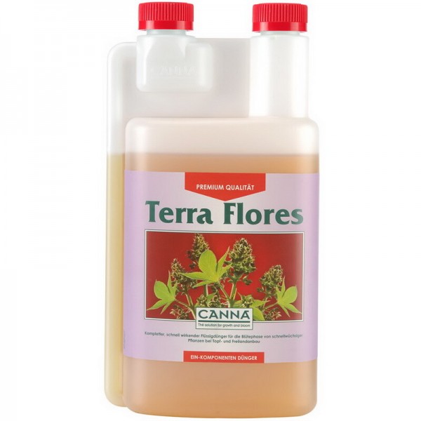 CANNA Terra Flores Blüte Erde Grunddünger - 0,5L / 1L / 5L / 10L
