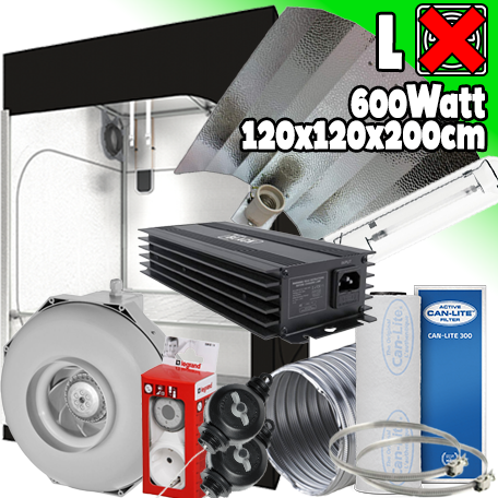 GROWBOX SET DR120 600Watt 120x120x200cm - ANALOG