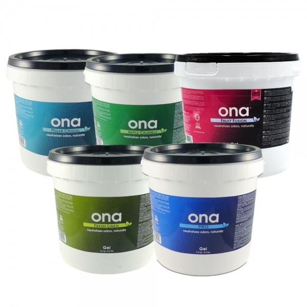 ONA Gel 3,8kg - Apple Crumble / Fresh Linen / Fruit Fusion / Polar Crystal / Pro