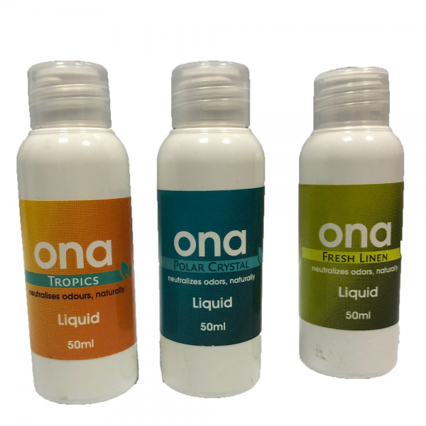 ONA Liquid 50ml - Fresh Linen / Polar Crystal / Tropics