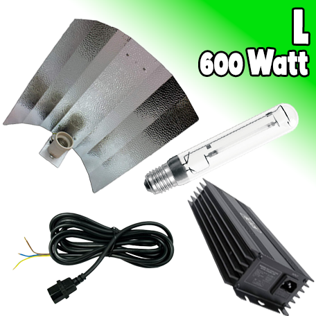 SafeLine LAMPEN SET 600 Watt mit Hammerschlagreflektor - ANALOG