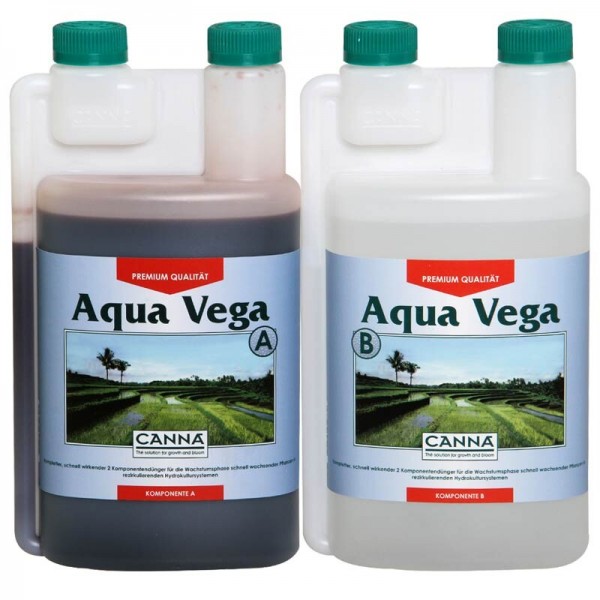 CANNA Aqua Vega Wachstum Hydro Grunddünger A+B - 1L / 5L / 10L