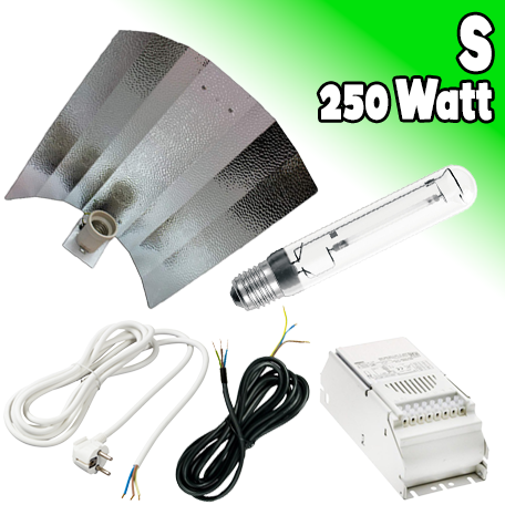 SafeLine LAMPEN SET 250 Watt mit Hammerschlagreflektor - ANALOG