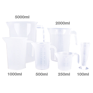 SafeLine Messbecher - 0,05L / 0,1L / 0,25L / 0,5L / 1L / 5L