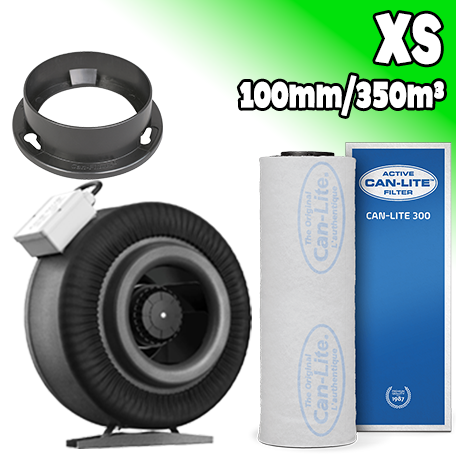 SafeLine Belüftungsset Inline-Fan 100mm/350m³