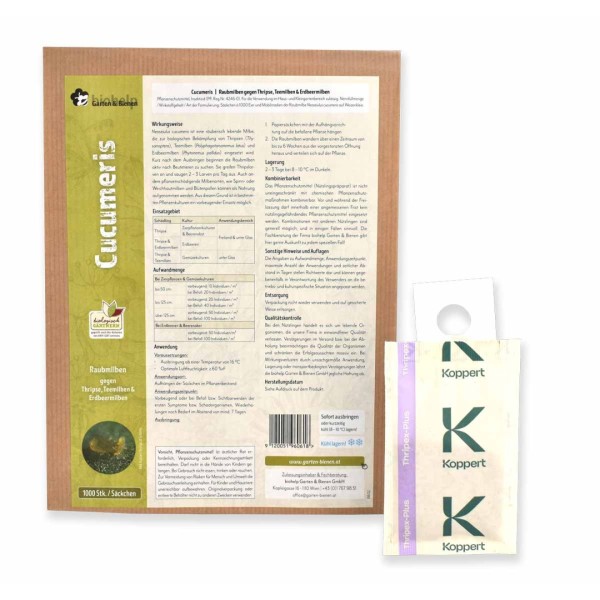 Cucumeris (4246-0) - 10 Tütchen geg. Thripse, Tee- & Erdbeermilben
